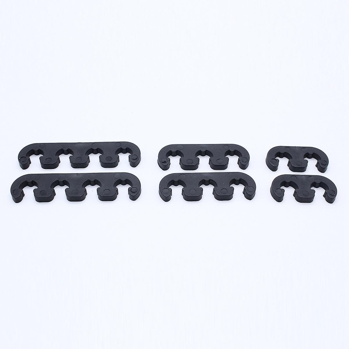7mm 8mm Plastic Spark Plug Wire Separators Dividers Looms Black