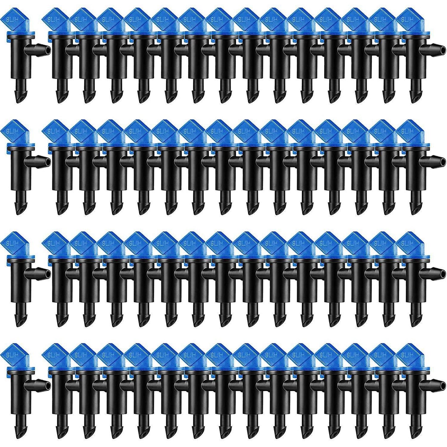 60 Pieces Irrigation Drip Emitter Garden Flag Irrigation Dripper