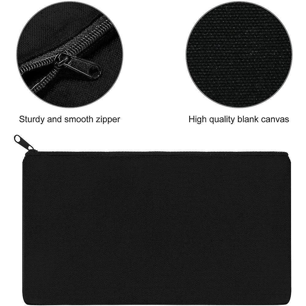 Canvas Zipper Pouch Bags Diy for Travel Diy Craft School(14 Pieces)