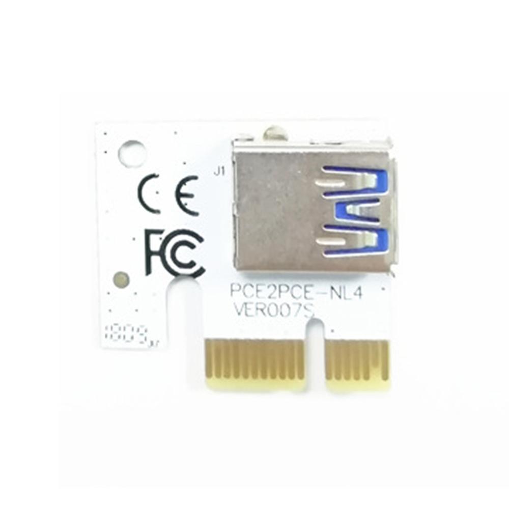10pcs Pci Express Riser Card Pci 1x Pci-e X1 Riser 90 Degree Usb 3.0
