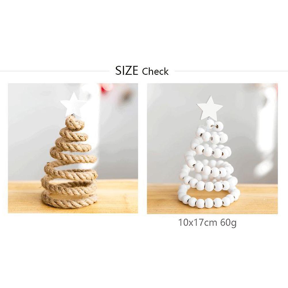 Wood Hanging Diy Children's Christmas Tree Scene Layout Table A