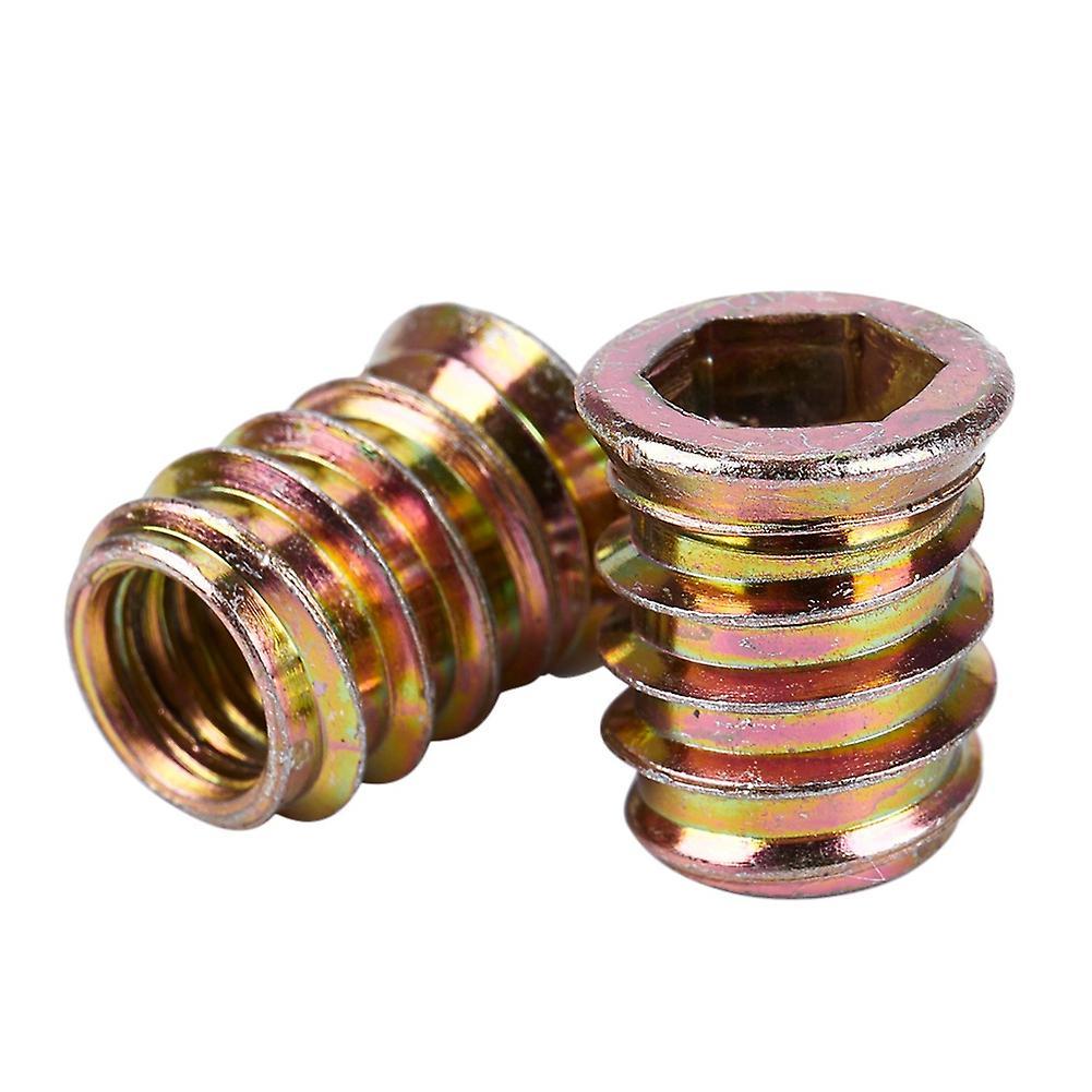 Lot De 5 Insert Filete M10 X 20 Mm Pour Bois