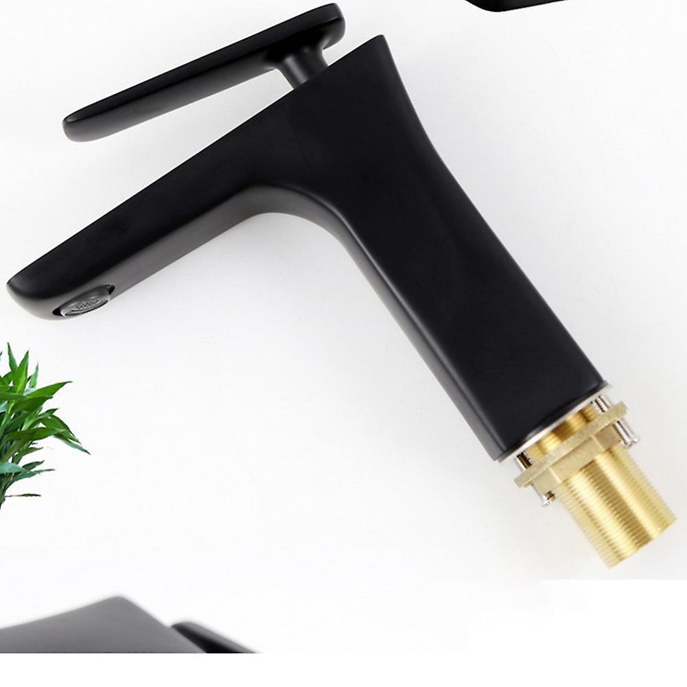 Copper Kitchen Sink Faucet Mixer Taps for Bathroom Bar Sink (black)