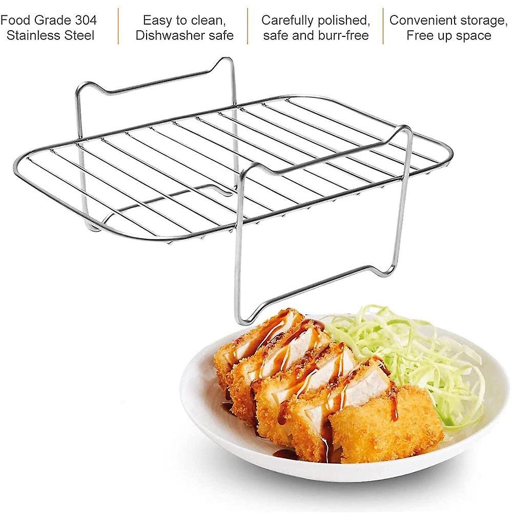 Air Fryer Rack for Ninja Dz201/dz401 Foodi Accessories Rack