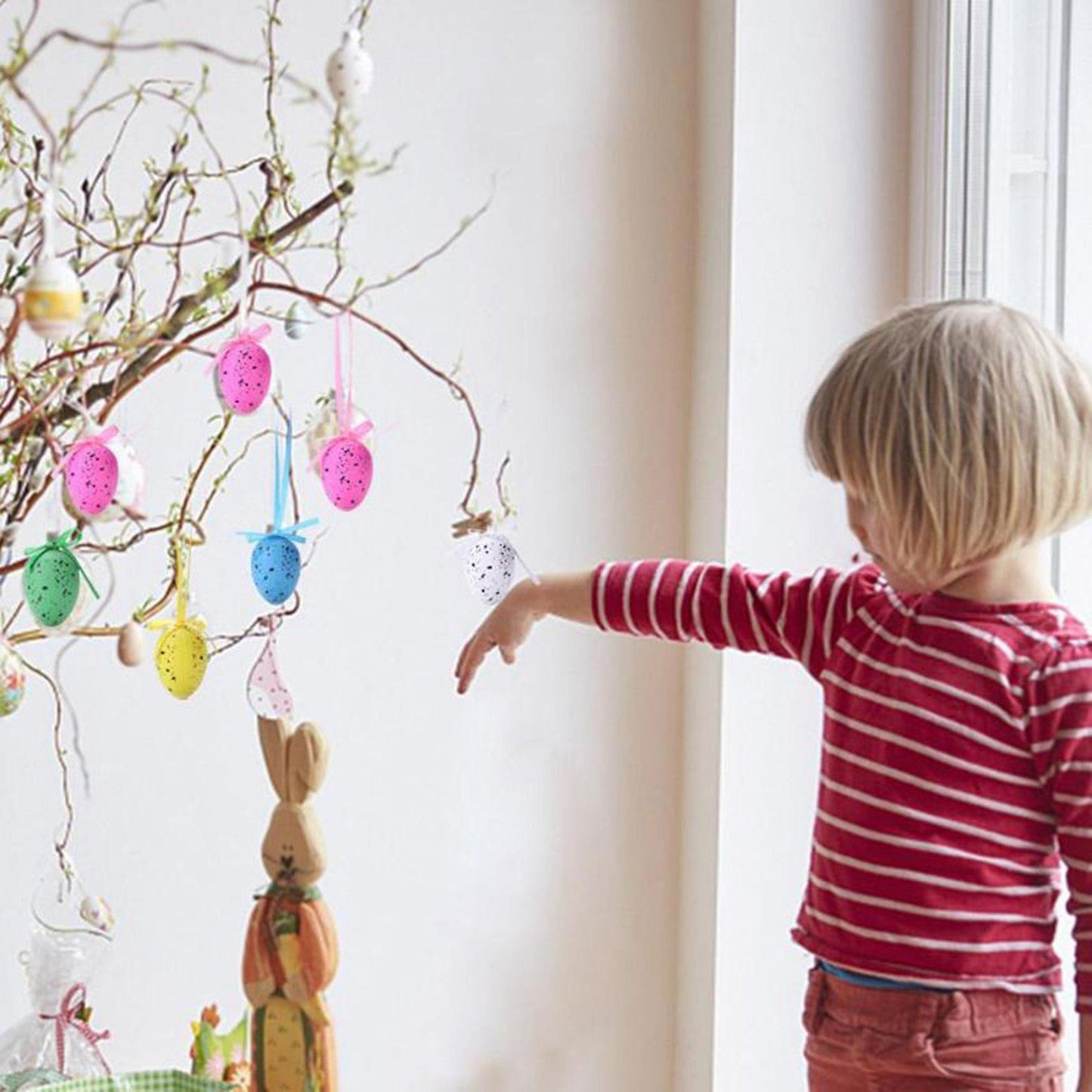 Painted Bird Pigeon Eggs Diy Creative Eggs Kids Pendants Ornaments