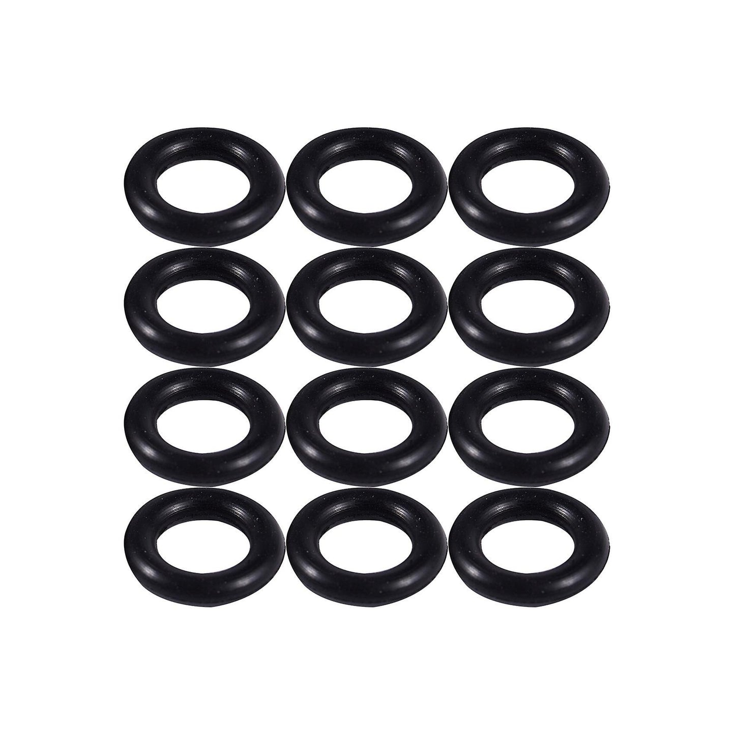 Schwarz 9 Mm X 2.0 Mm Rubber Dichtscheiben O Rings 12 Pcs