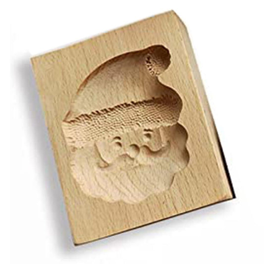 Wooden Cookie Mold Shortbread Mold Diy Cookie Mold 3d(santa Claus)