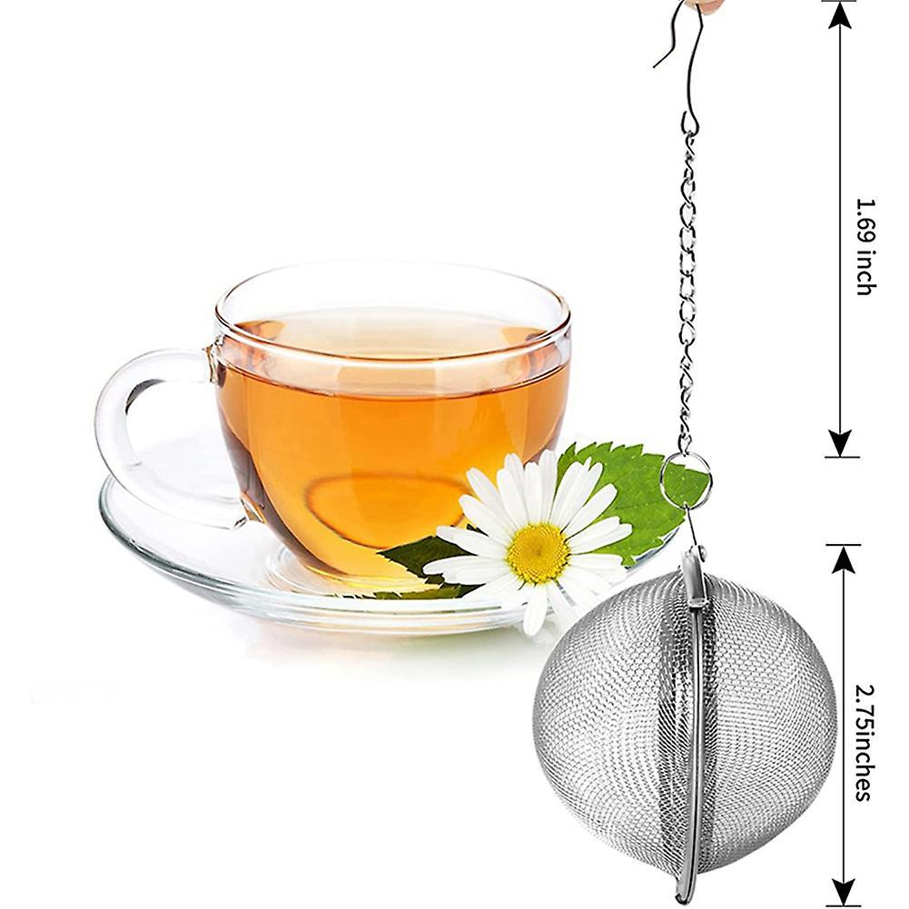 4pcs Stainless Steel Mesh Tea Ball 2.7 Inches Tea Strainers for Tea