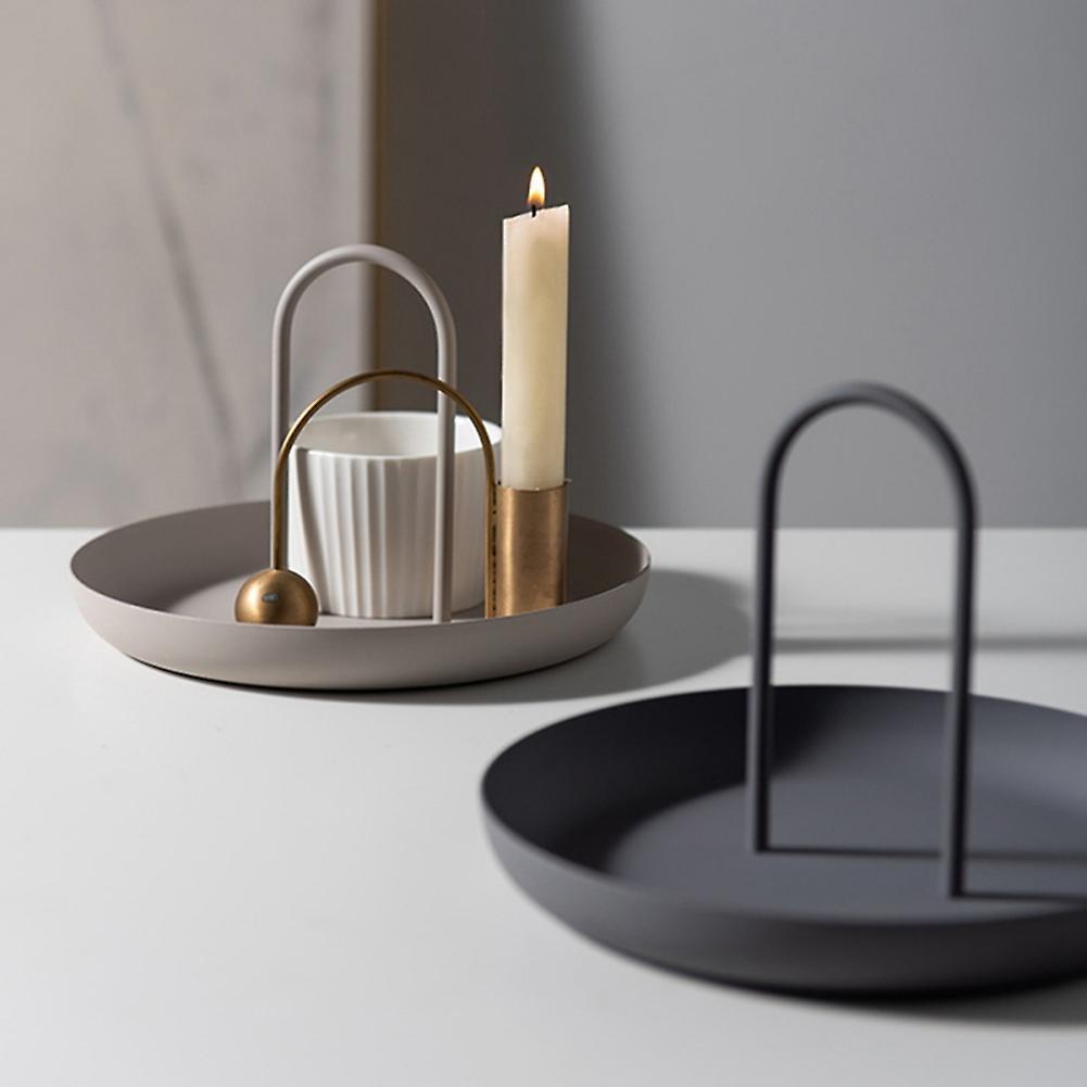 Desktop Storage Tray Nordic Plastic Round Jewelry Trays Living,b