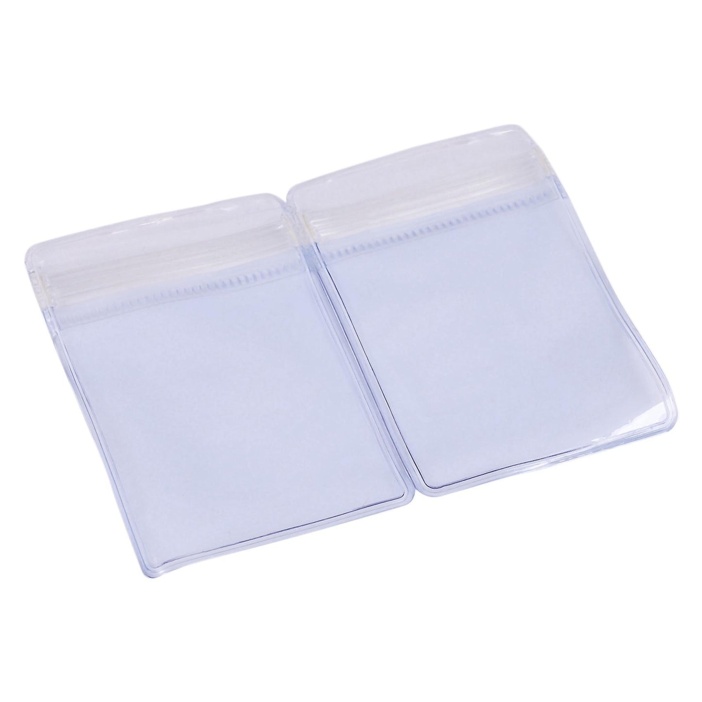 50pc 6x4cm Zipper Closure Bags Clear Reclosable Plastic Small Baggies