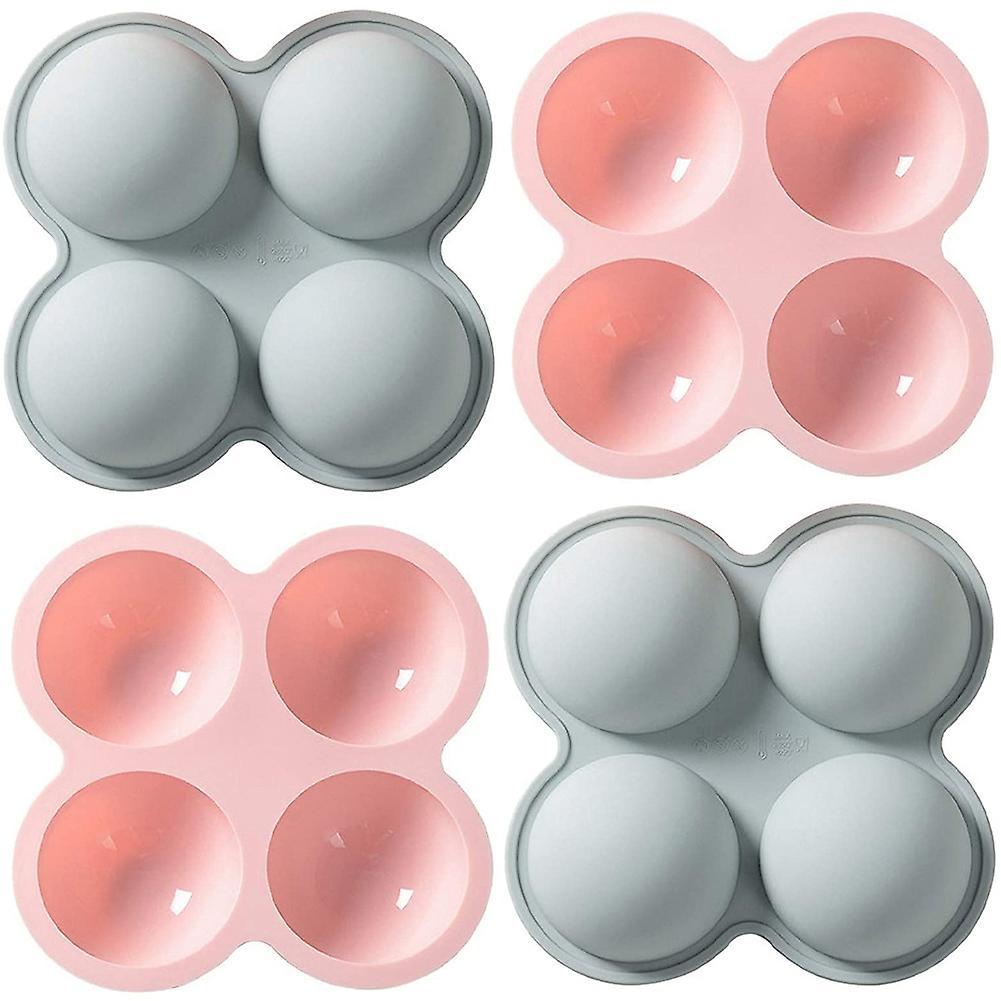 Hot Chocolate Bomb Mold, for Cake, Chocolate, Jelly, Pudding, 4 Pack