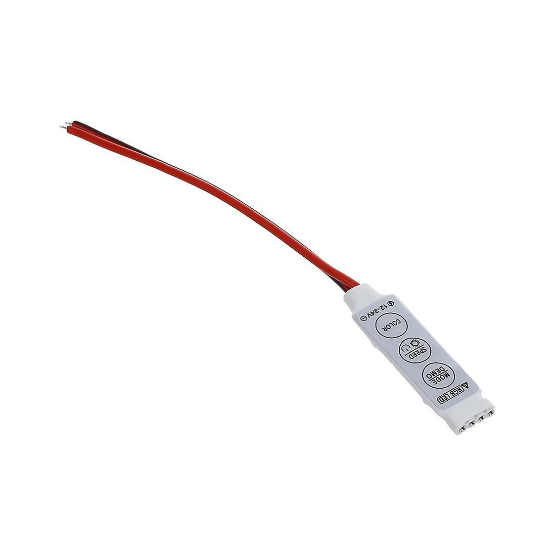 12v Ultra Slim Mini Portable Rgb 5050/3528 Led Striptape Strip Controller Dimmer