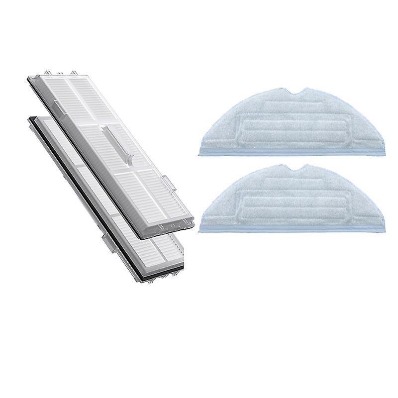 4pack Hepa Filter Mopping Cloths for Xiaomi Roborock S7 T7s T7plus