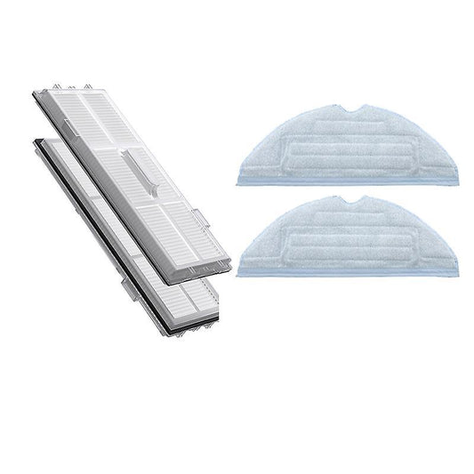 4pack Hepa Filter Mopping Cloths for Xiaomi Roborock S7 T7s T7plus
