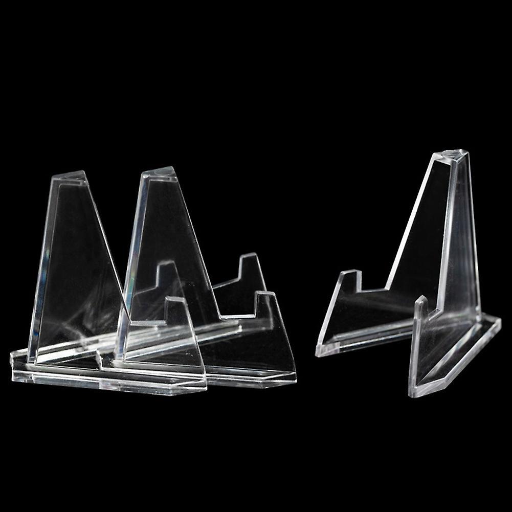 10 Pcs Object Placement Support for Display Cabinet 55x42mm,black