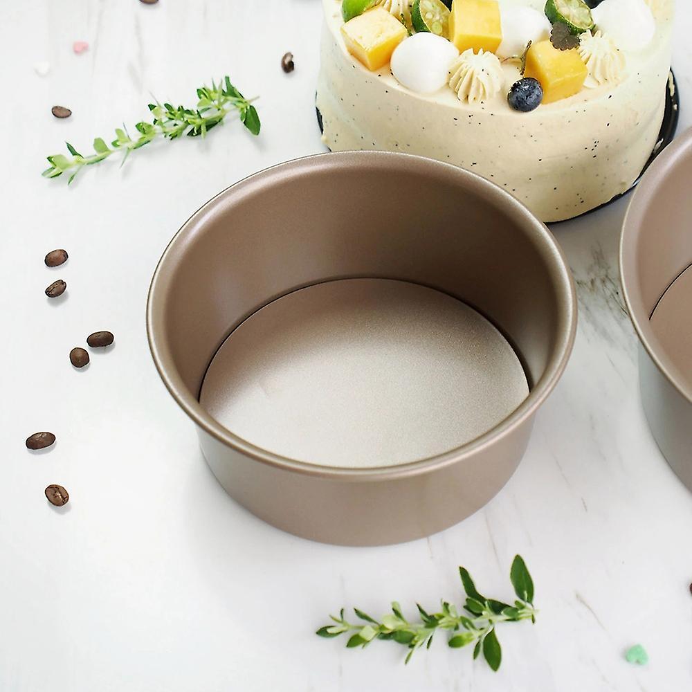 8-inch Bakeware Round Cake Pan with Removable (champagne Gold)