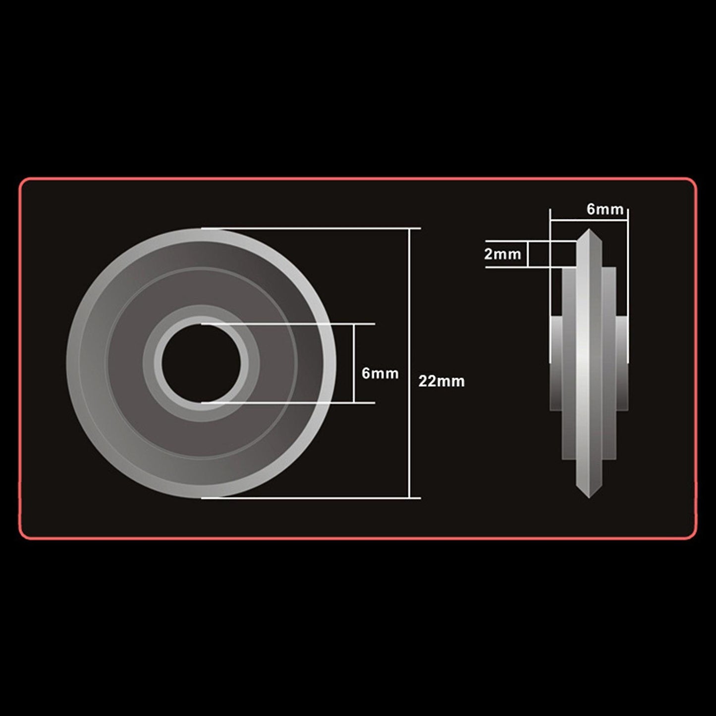 Cutting Machine Wall & Floor Tile Bearing Cutter Wheel, Manual Tile