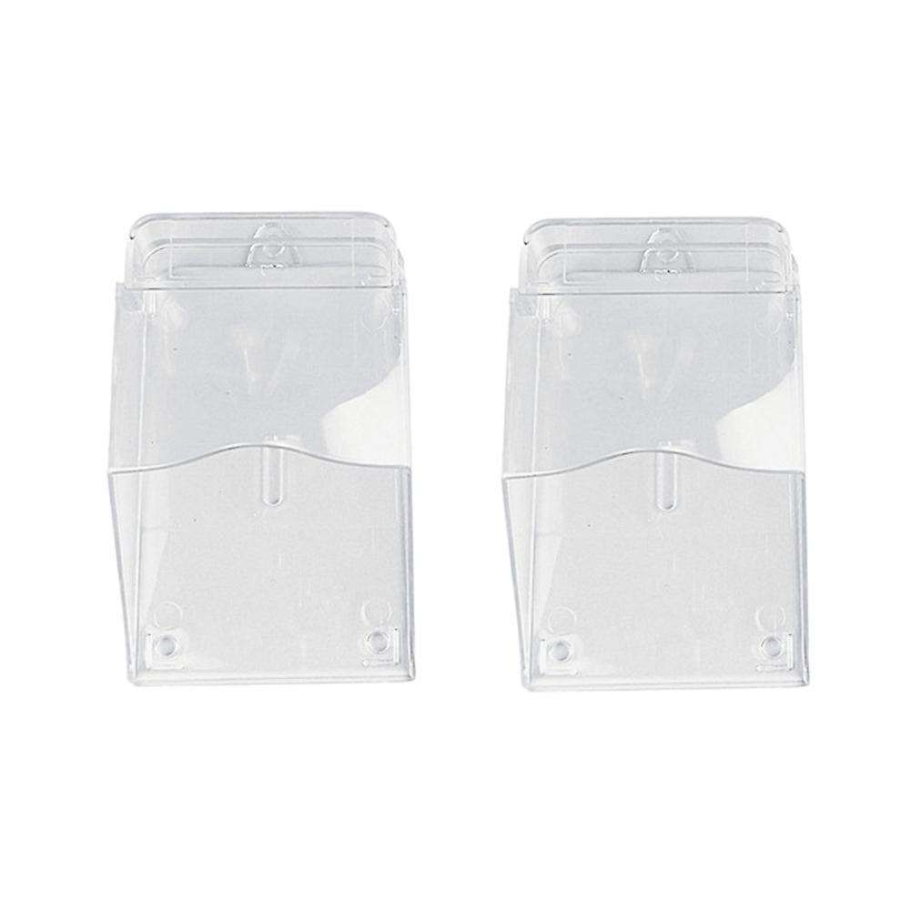 Access Control Rain Doorbell Transparent Protective Box Cover 2pc