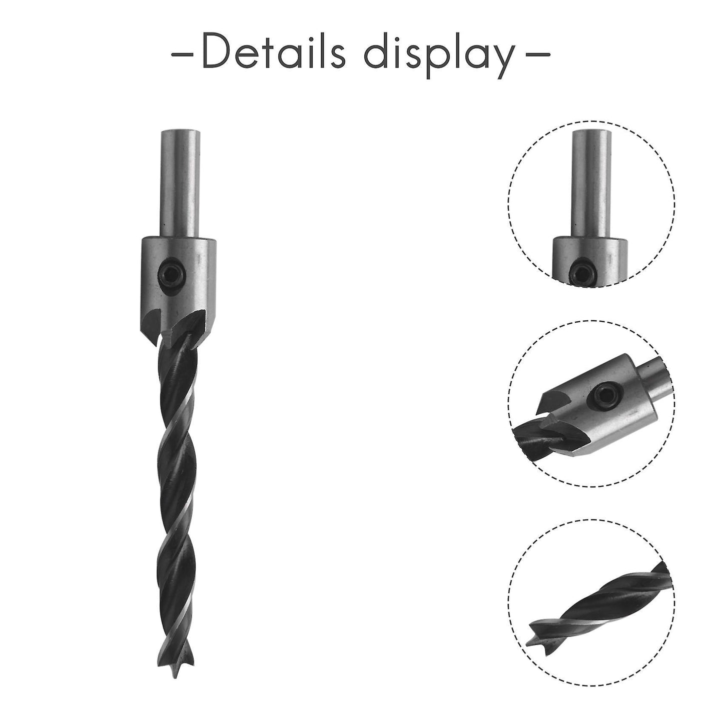7pcs Woodworking Counter Sinker Bits Chamfer Carpentry Reamer