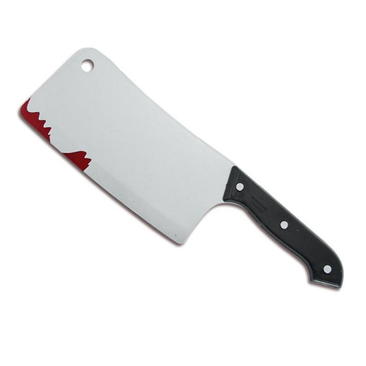 Bloody Cleaver, Fake Knifes Realistic Kitchen Cleaver Prop