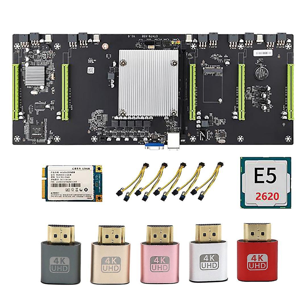 Eth79-x5b Motherboard with E5 2620 Cpu+128g Ssd+hd Virtual Display