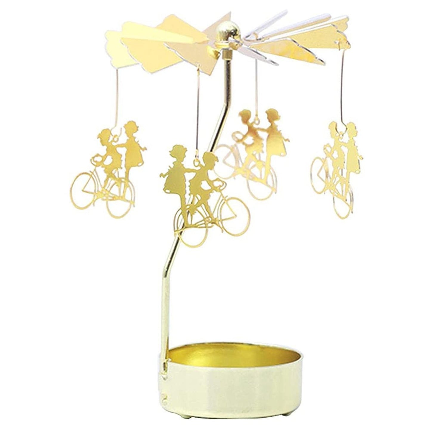Spinning Candlestick for Romantic Party Home Table Decor Gift (a)
