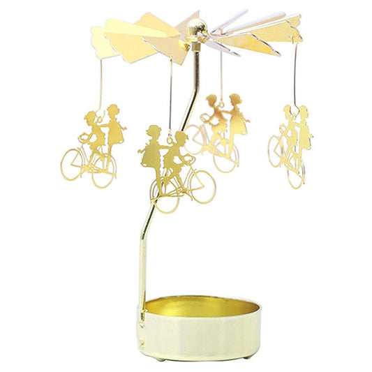 Spinning Candlestick for Romantic Party Home Table Decor Gift (a)
