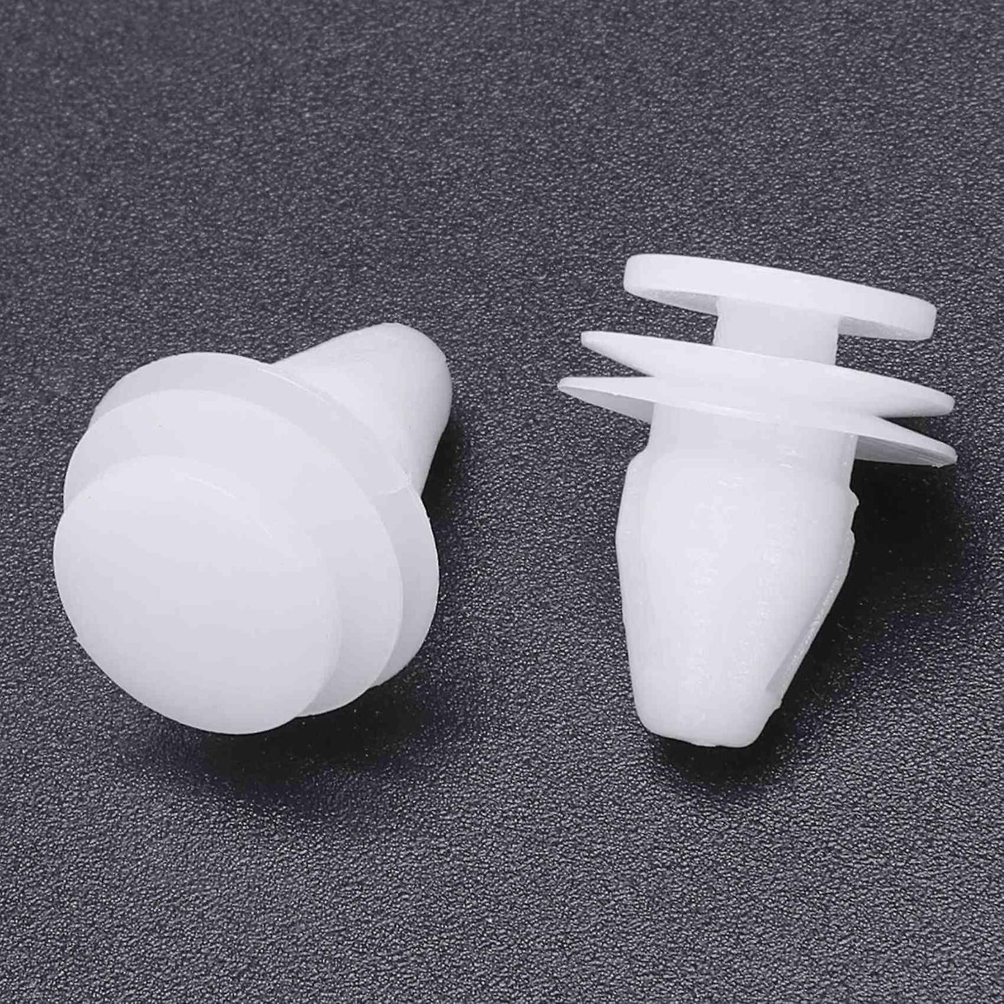 20 Pcs Car White Rivet Door Trim Clips Fastener