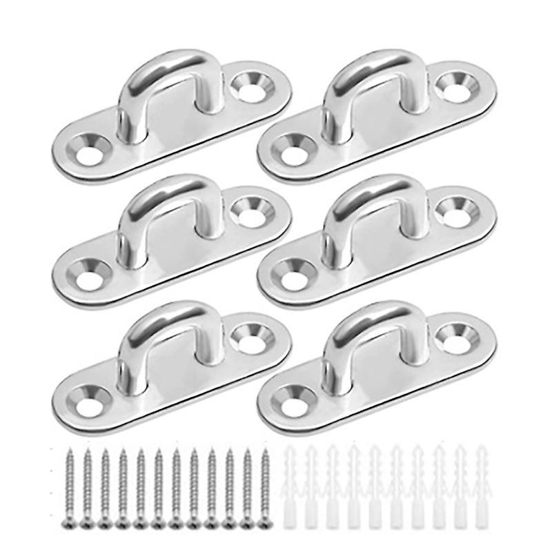Oval Eye Guard U Shaped Hook Ceiling Wall Mounting Tie Down Rigging
