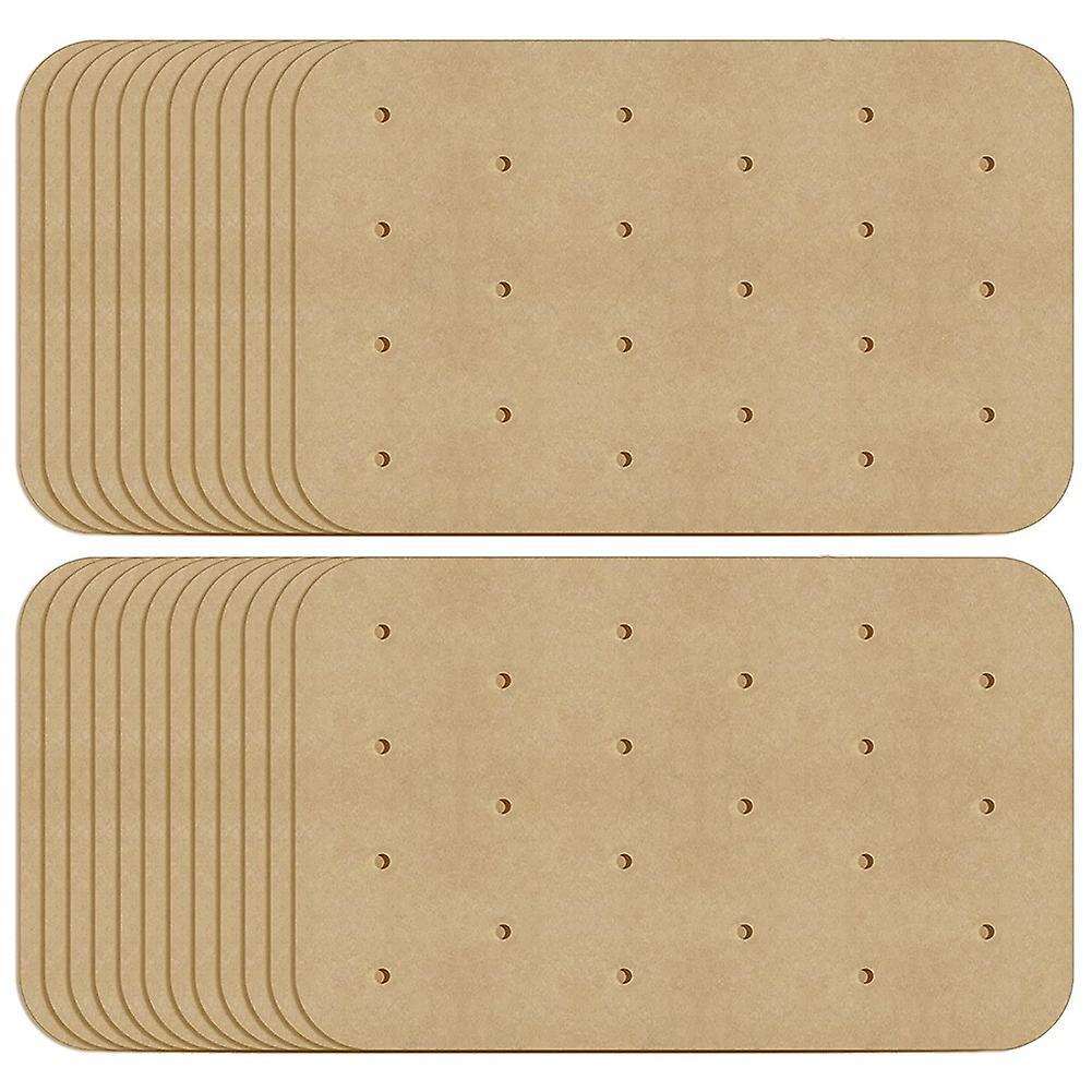 100pcs Air Fryer Paper Air Hole Air Fryer Parchment Paper Liners