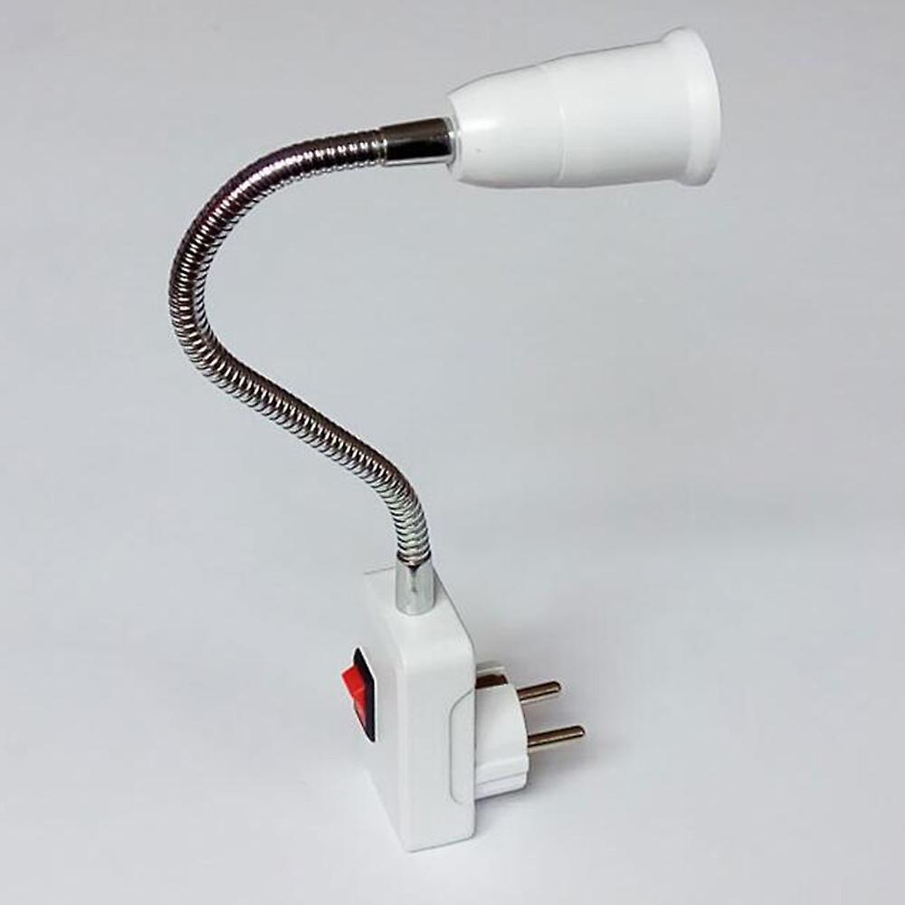 E27 Adjustable Rotating Flexible Extension Lamp Base Adapter Eu Plug