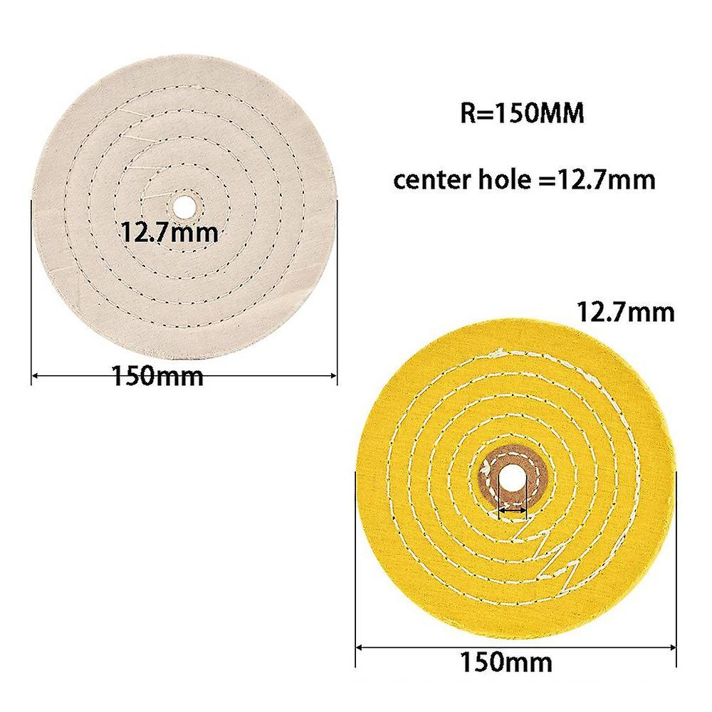 Polishing Wheel for Table Buffer Polisher with 12.7mm Mandrel Hole