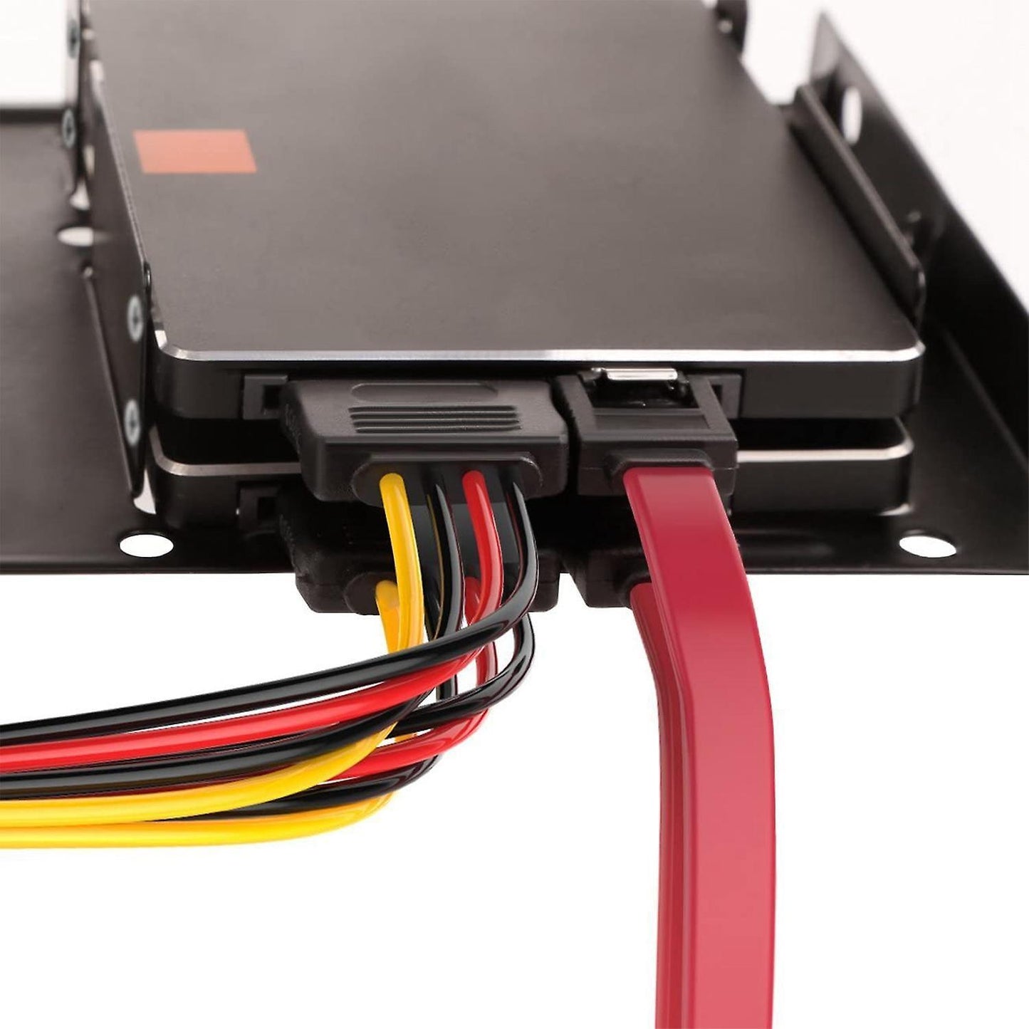 2 Bay 2.5 to 3.5 Inch Hdd Ssd Metal Mounting Kit Adapter Bracket