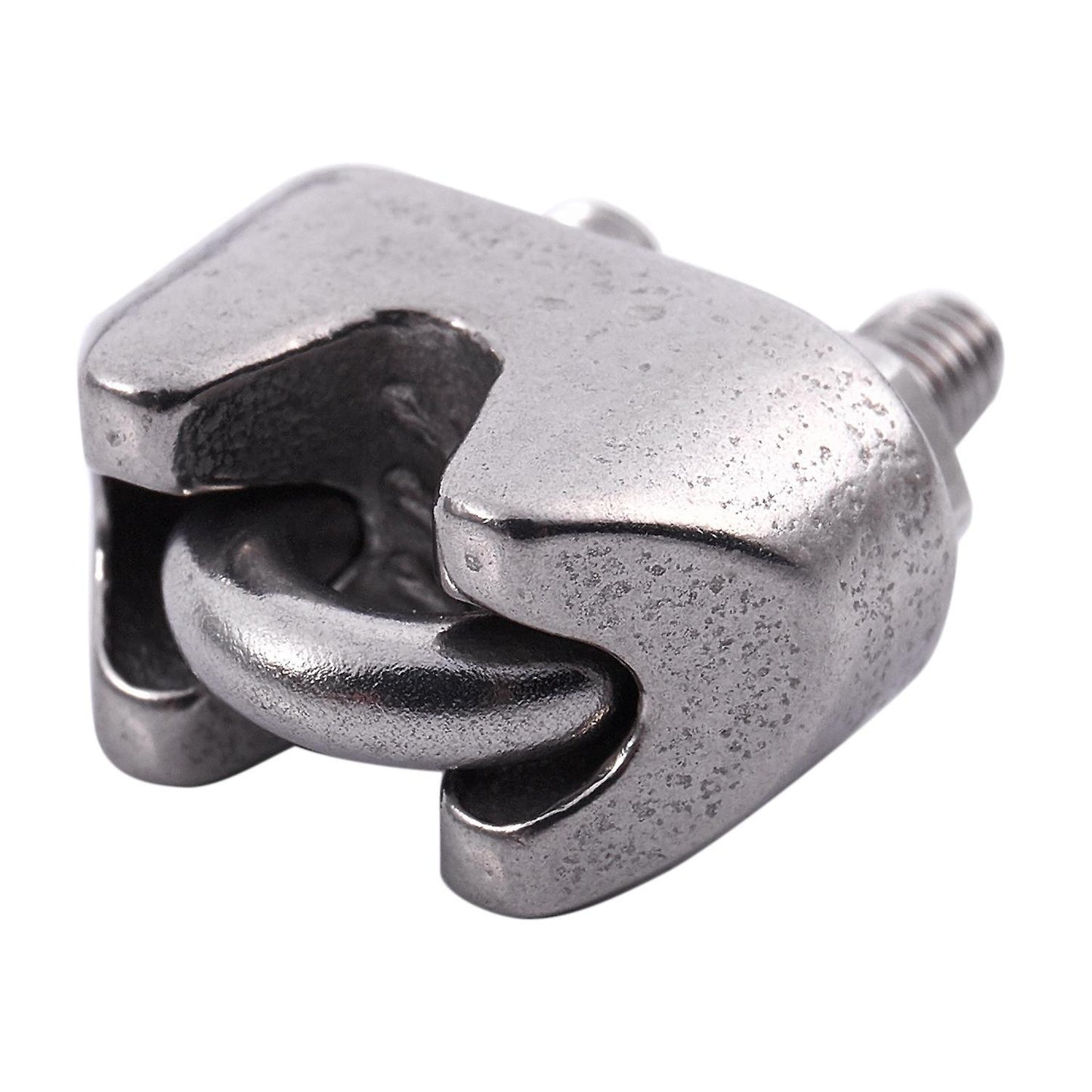 10pcs 2mm 1/16 Inch Stainless Steel Wire Rope Cable Clamp Fastener