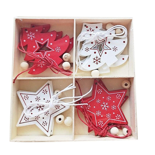 Crafts Wooden Christmas Gifts Interior Decorations Diy Wood Chips 3