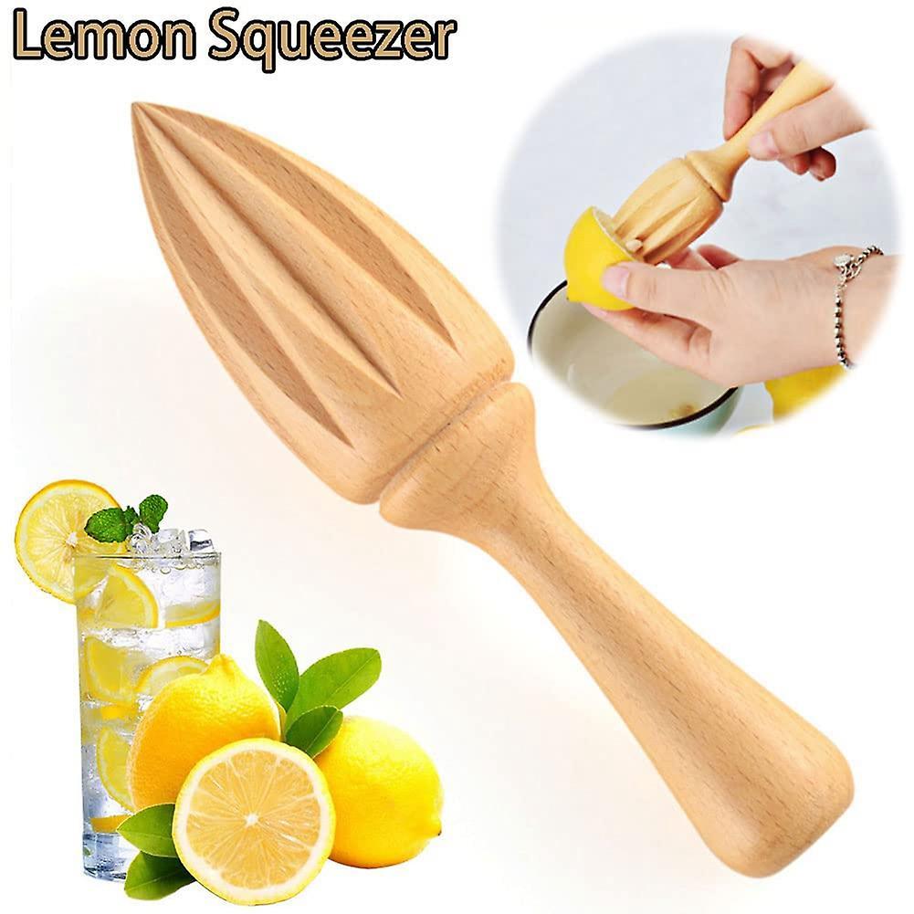 Wooden Fruit Reamer for Lemon Juice Lime Juice Orange Citrus Fruits