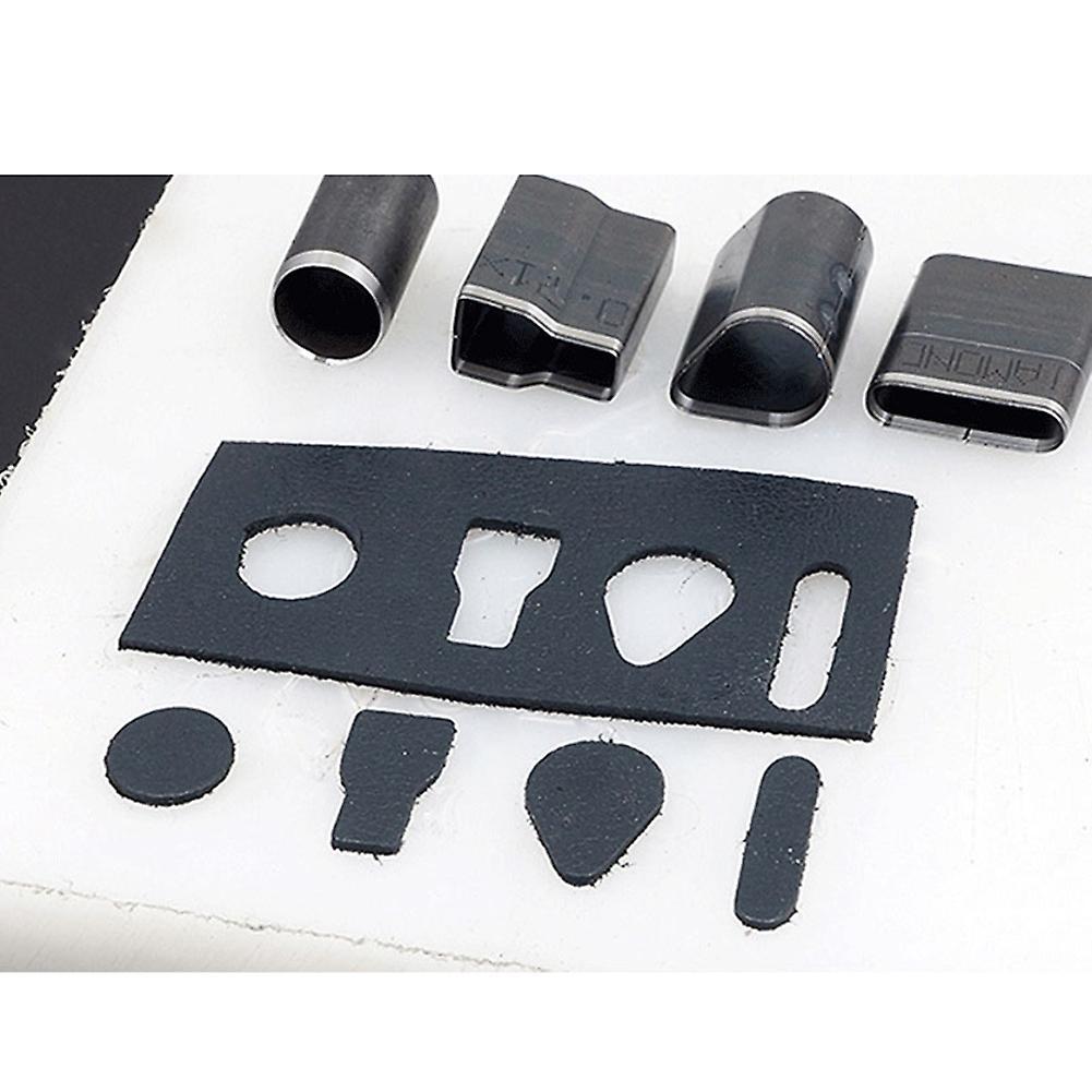 18 Pcs Hollow Punch Cutter Tool Leather Punch Set One Hole Leather Pu