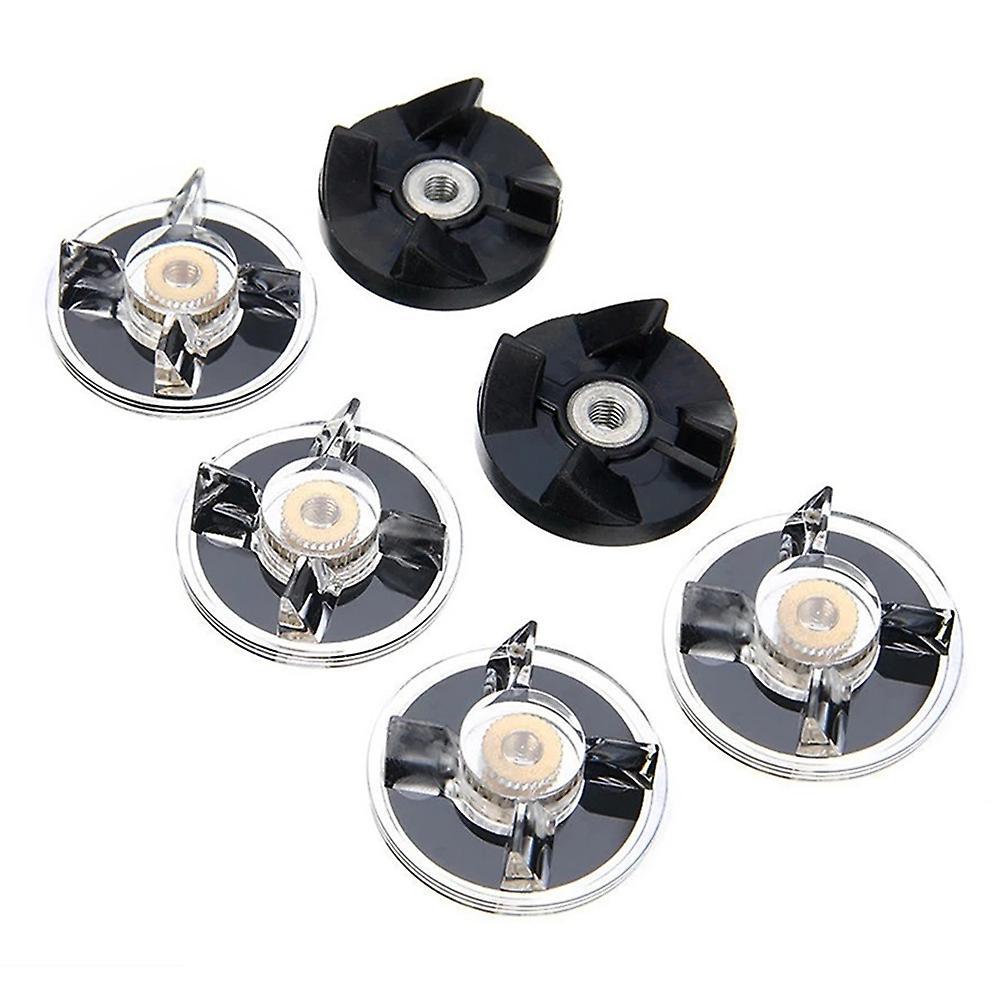 4 Plastic Gear Base + 2 Rubber Gear for Magic 250w Blender Parts