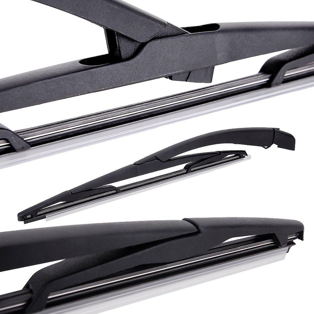 Rear Arm Blades Wiper Blade Black for Peugeot 307 Sw / Estate