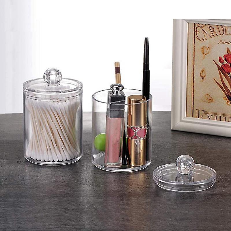 2pcs Makeup Organizer Storage Box Bathroom Accessories