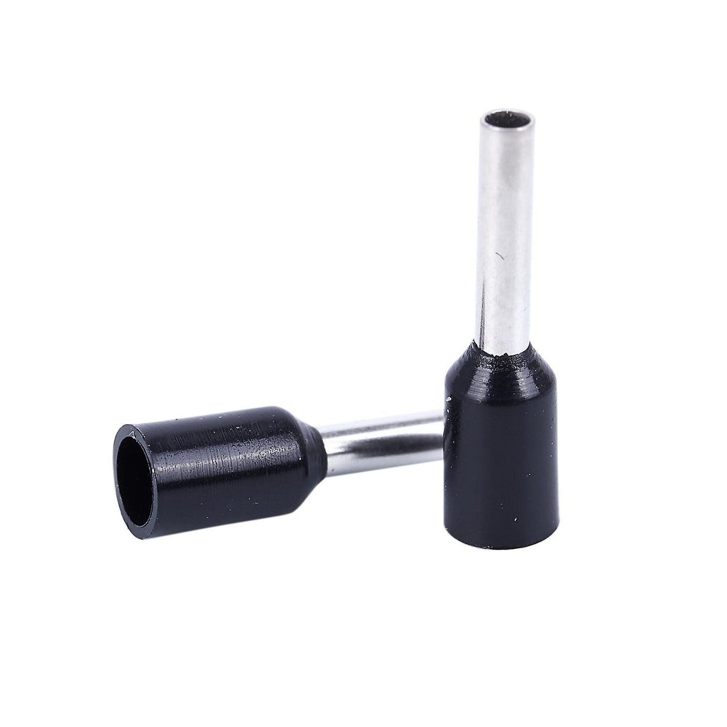 1000x Crimp Terminal Pre Insulated Ferrule E1008 18awg Silver Black