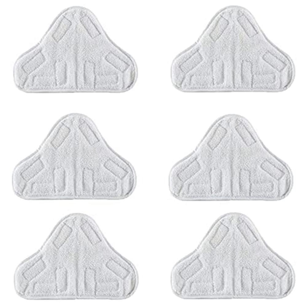 6 Pack Washable Microfibre Steam Mop Pads Floor Replacement Pads