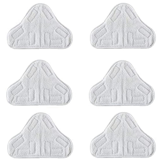 6 Pack Washable Microfibre Steam Mop Pads Floor Replacement Pads