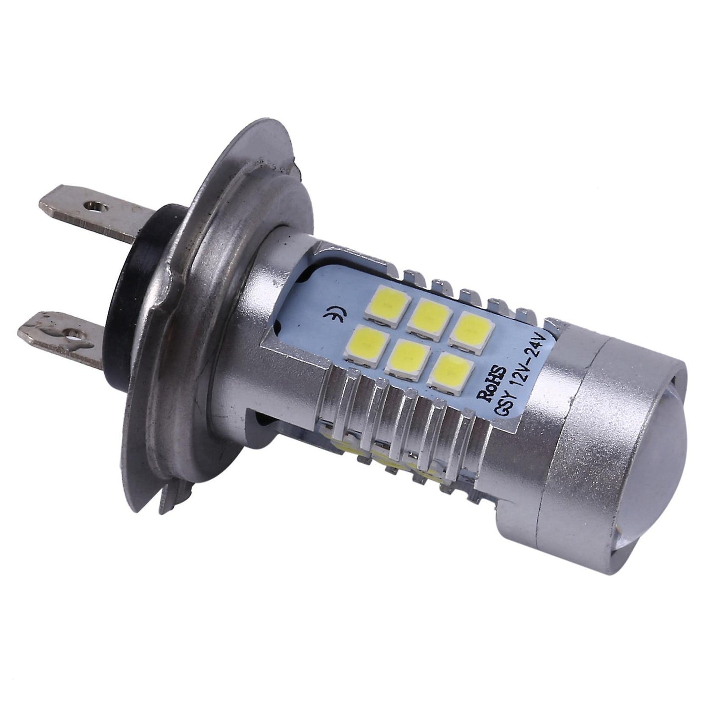 2x H7 Motorcycle 3030 21smd Led Headlight Head Light Lamp Bulb