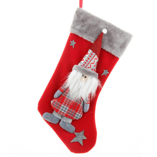 Christmas Stocking Large Xmas Gift Bags Decoration for Home Decor A