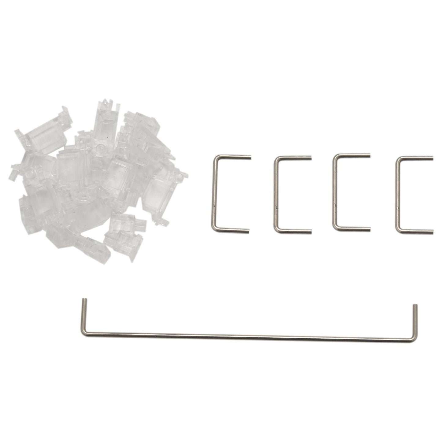 Plate Mounted Stabilizers 6.25x for Mechanical Keyboard(transparent)