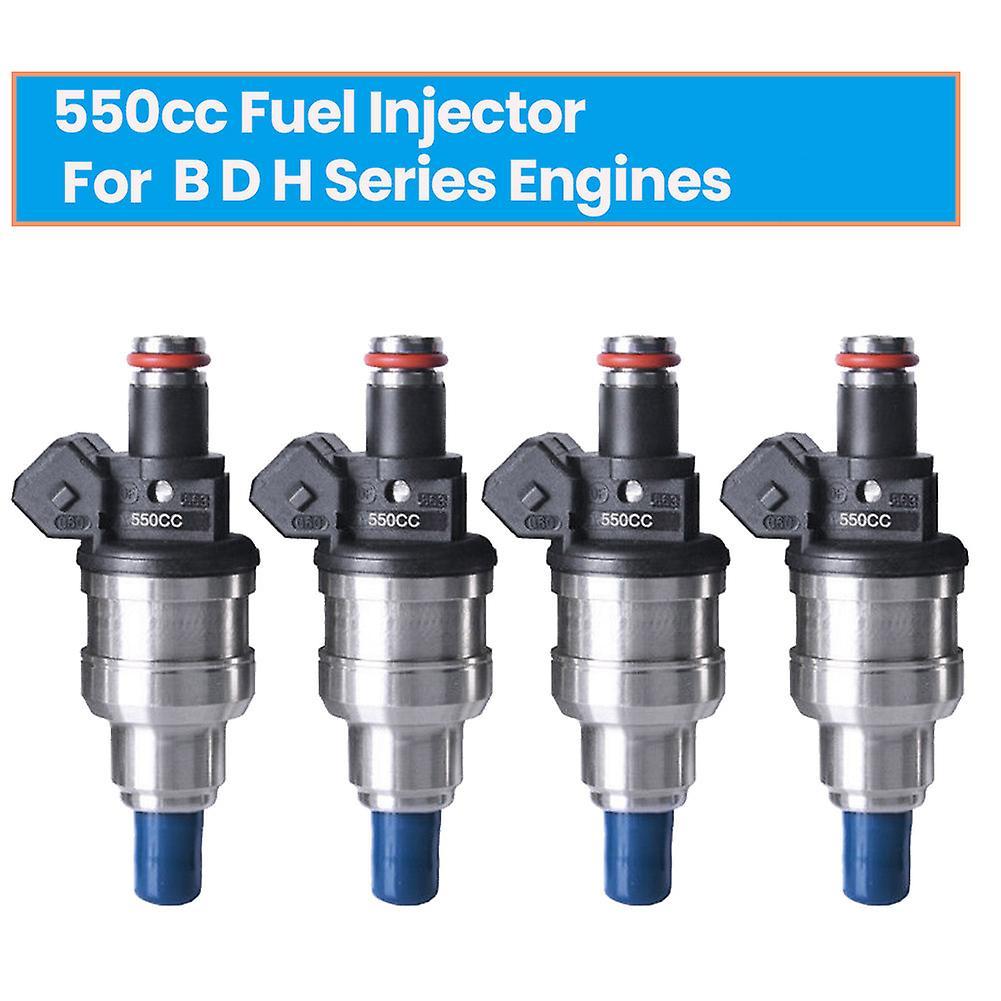 4pcs New 550cc Fuel Injector Nozzle for Honda Civic Accord Acura