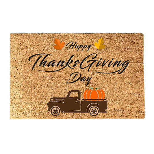 Thanksgiving Doormat Fall Autumn Door Mat Home Carpet 40x60cm B