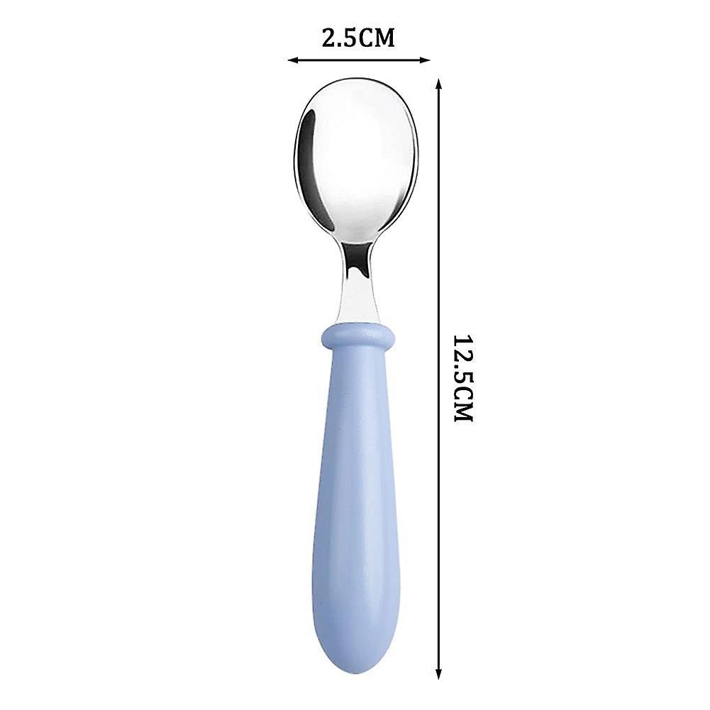 6 Pieces Stainless Steel Toddler Spoons, Kids Cutlery Spoons