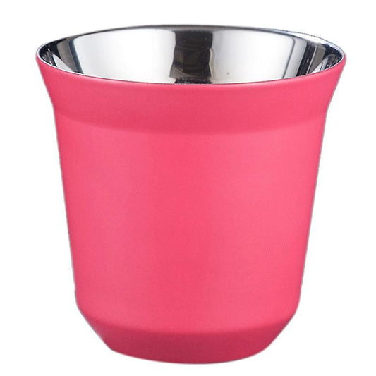 80ml Double Wall Stainless Steel Espresso Cup Insulation,e